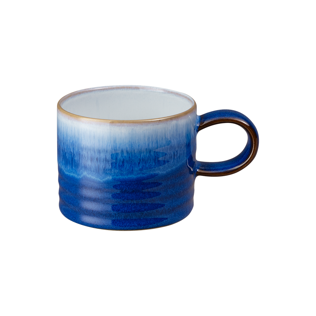 Blue Haze Set Of 2 Small Ridged Mug