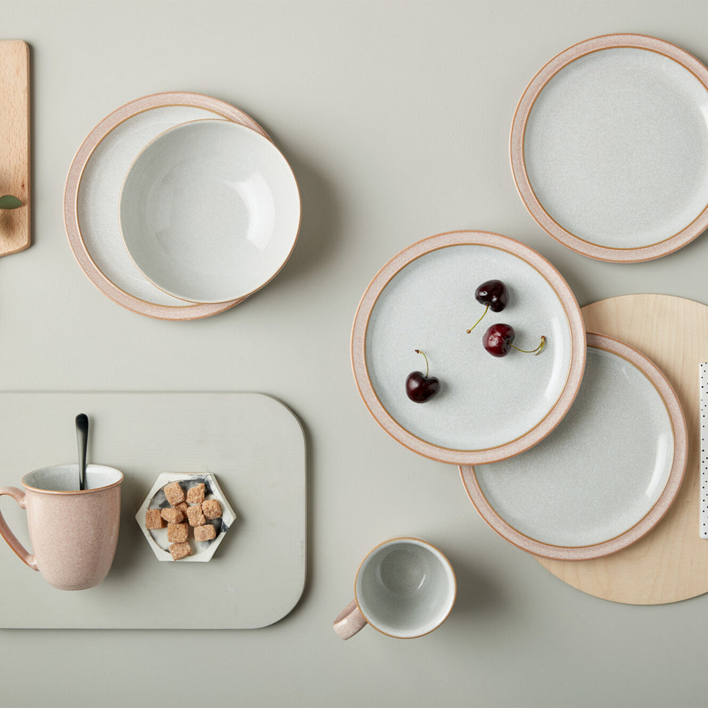 Elements Sorbet Pink 12 Piece Dinner Set