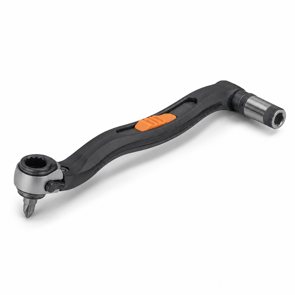 Low-Profile Dual-End Ratchet Driver