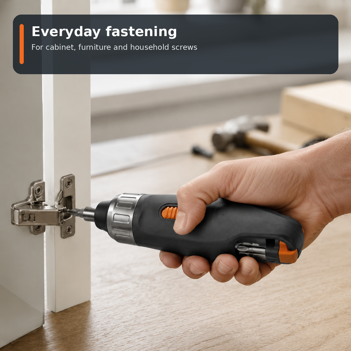 Compact Ratcheting Screwdriver with Bit Storage