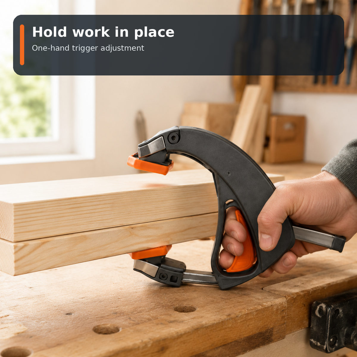 One-Hand Quick Clamp