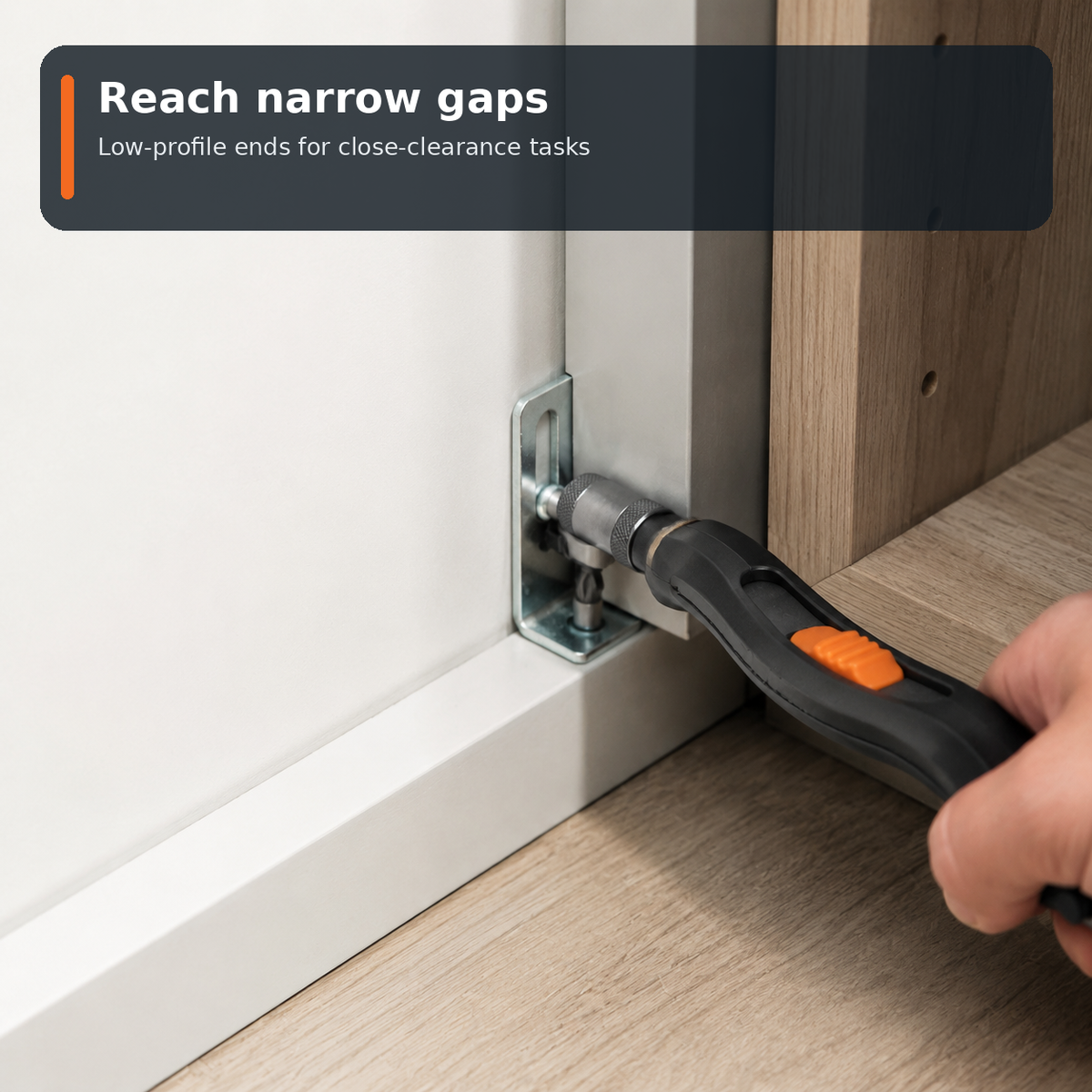 Low-Profile Dual-End Ratchet Driver