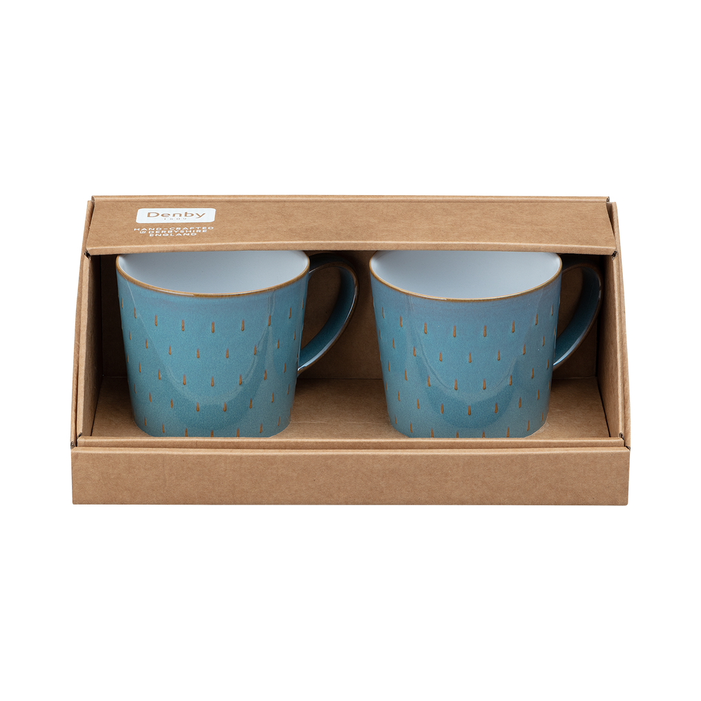Azure Cascade Mug - Set of 2