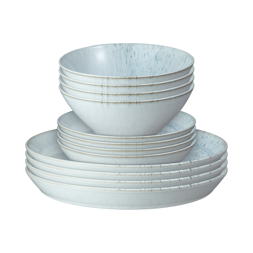 Kiln Blue 12 Piece Dinner Set