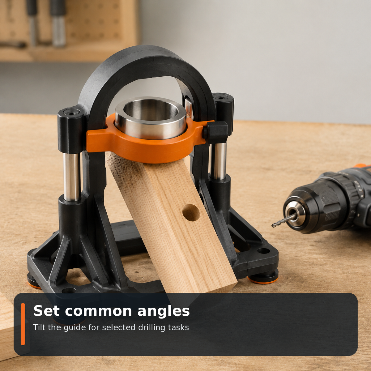 Portable Adjustable Drill Guide