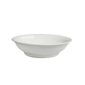 Cotton White Medium Shallow Bowl