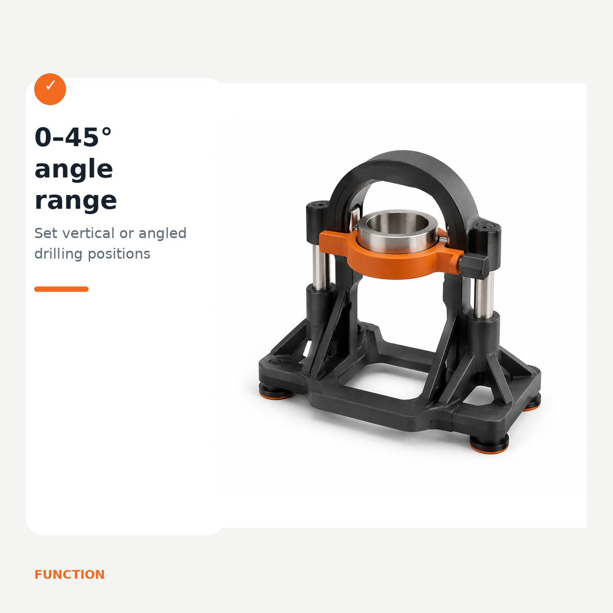 Portable Adjustable Drill Guide