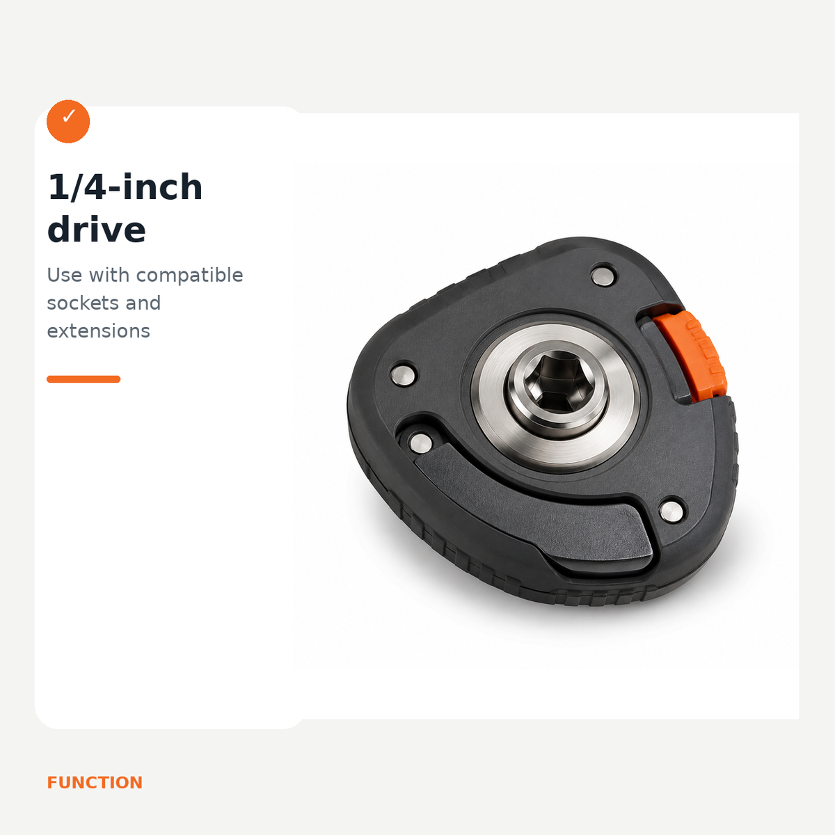 Compact Palm Socket Ratchet