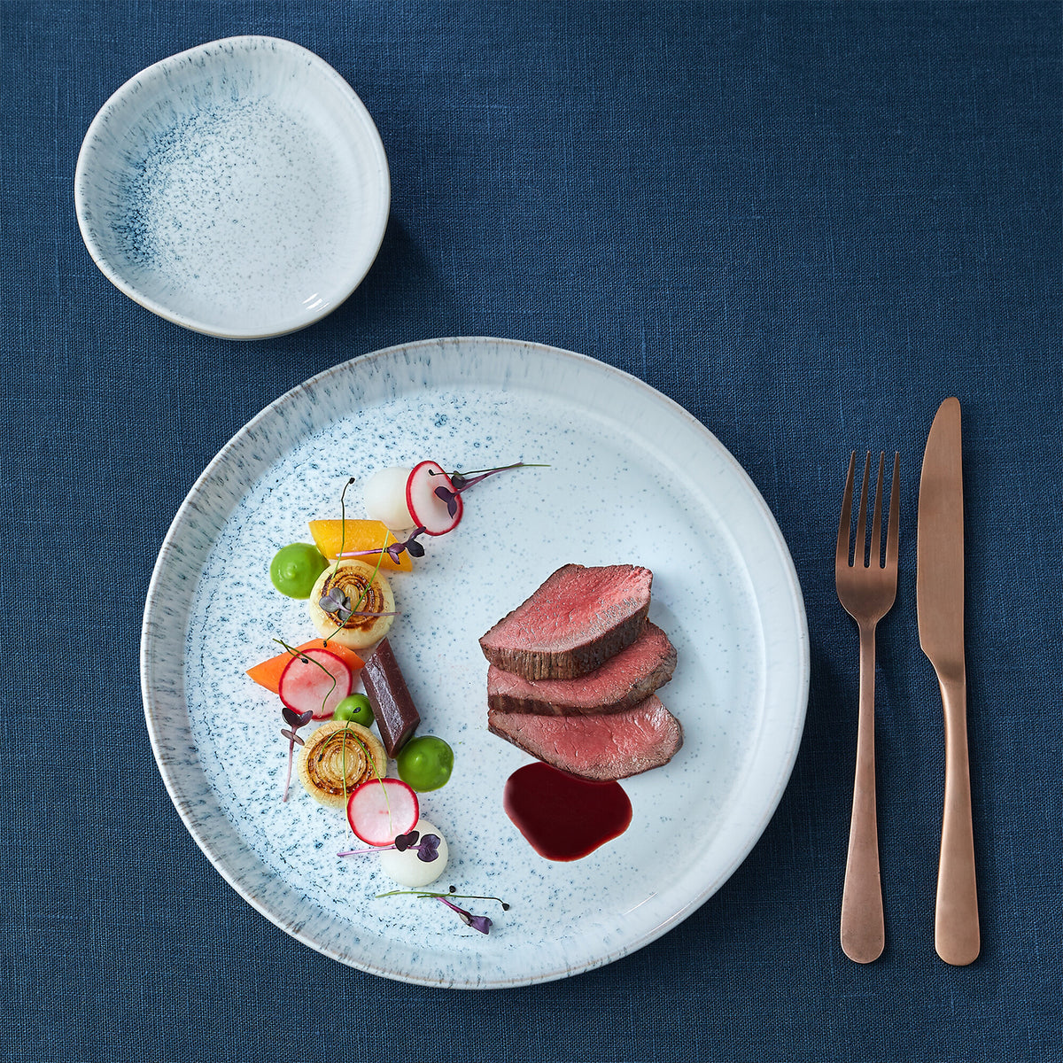 Kiln Blue 12 Piece Dinner Set