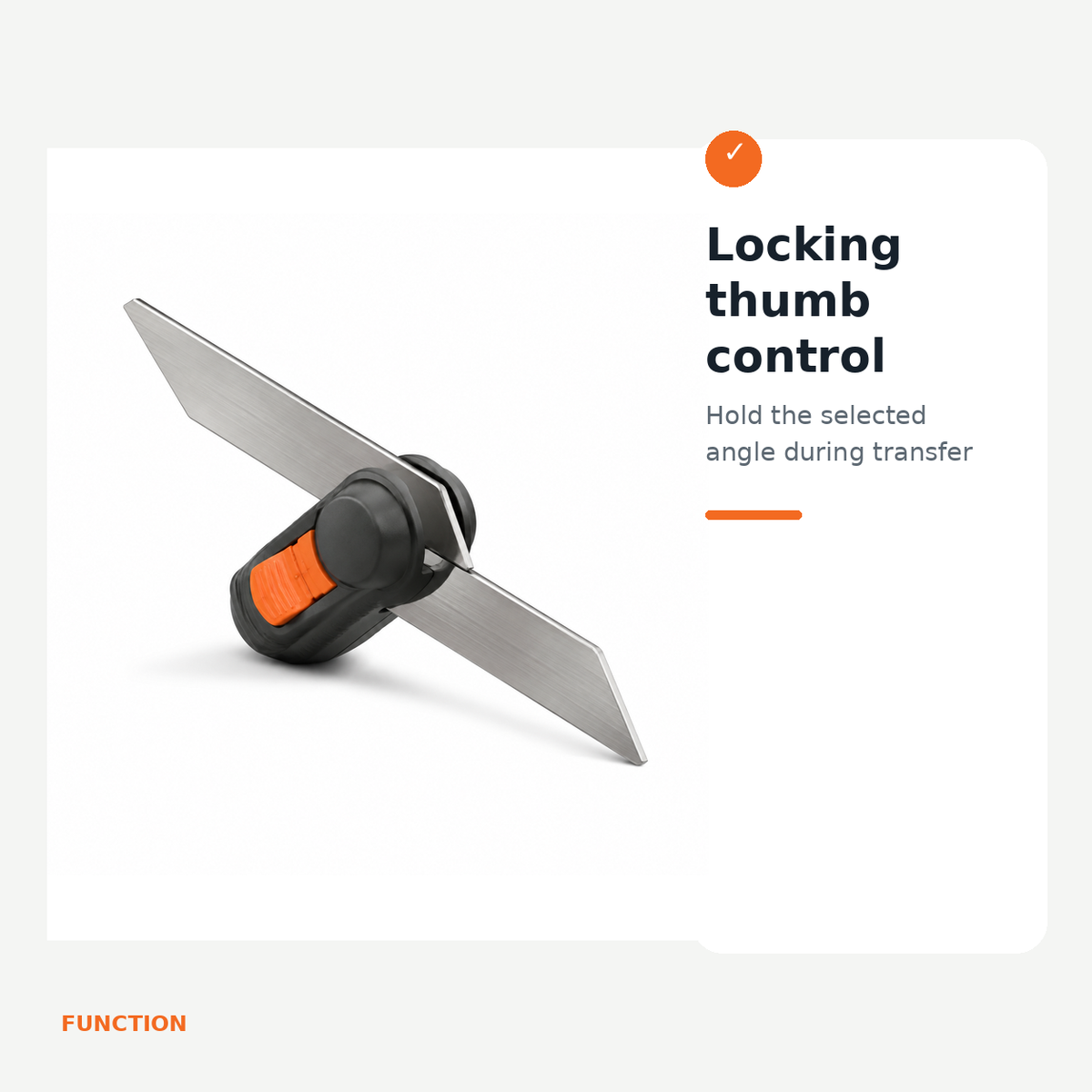Adjustable Angle Transfer Bevel