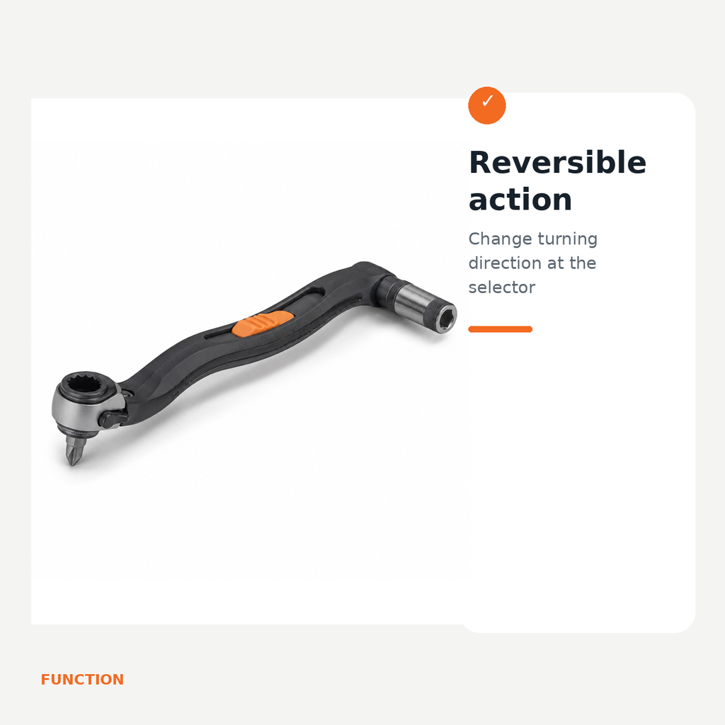 Low-Profile Dual-End Ratchet Driver