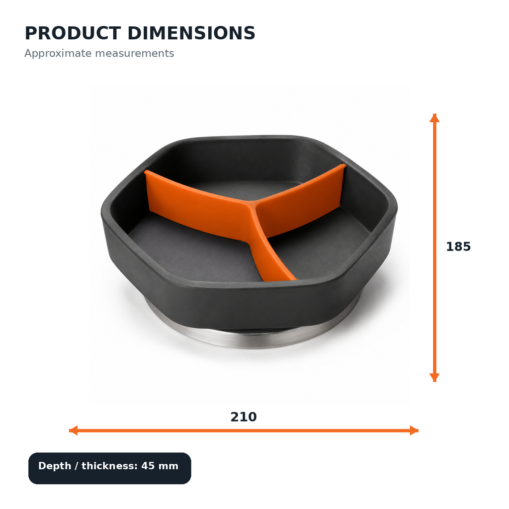 Magnetic Divided Parts Tray