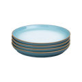 Azure Haze Coupe Dinner Plates - Set Of 4