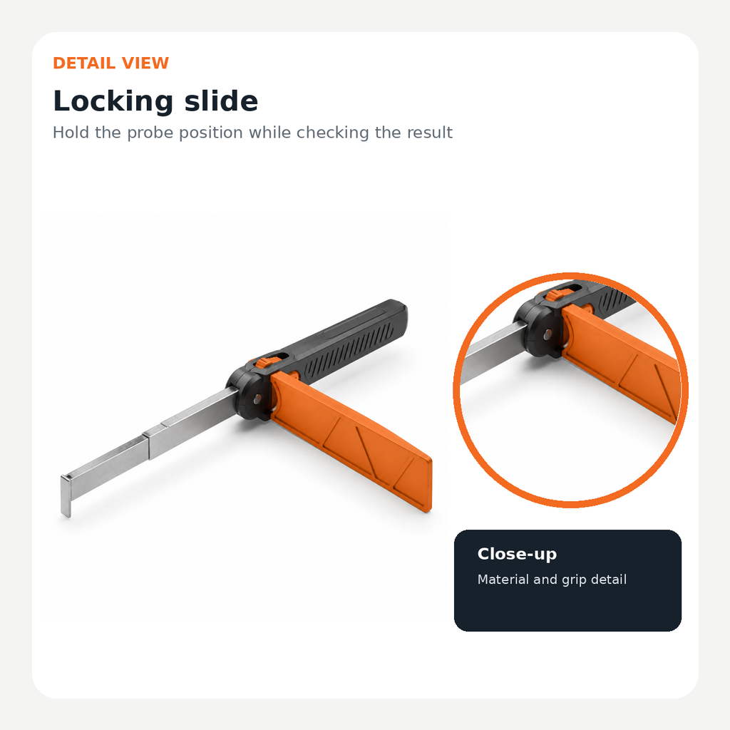 Folding Depth and Step Gauge