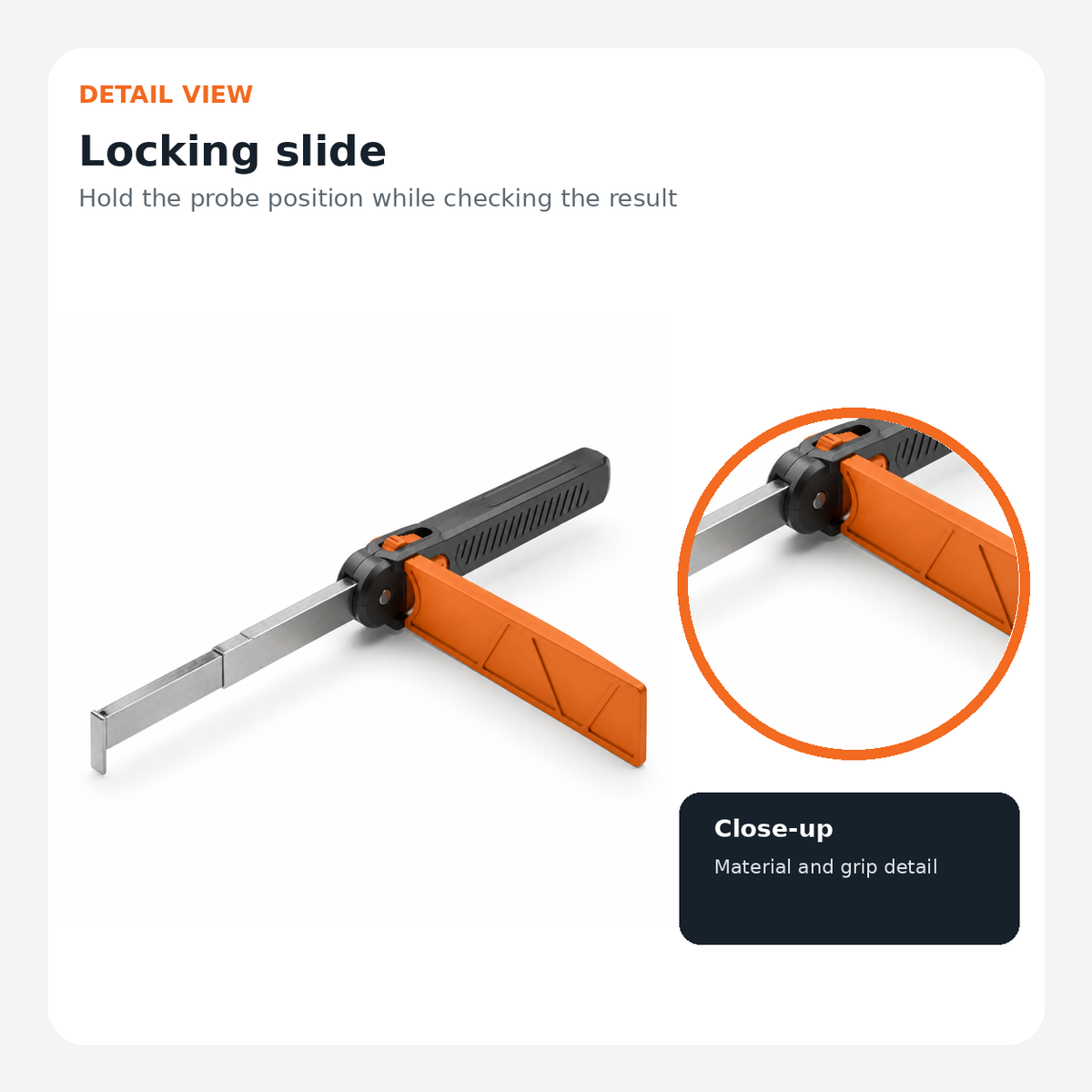 Folding Depth and Step Gauge