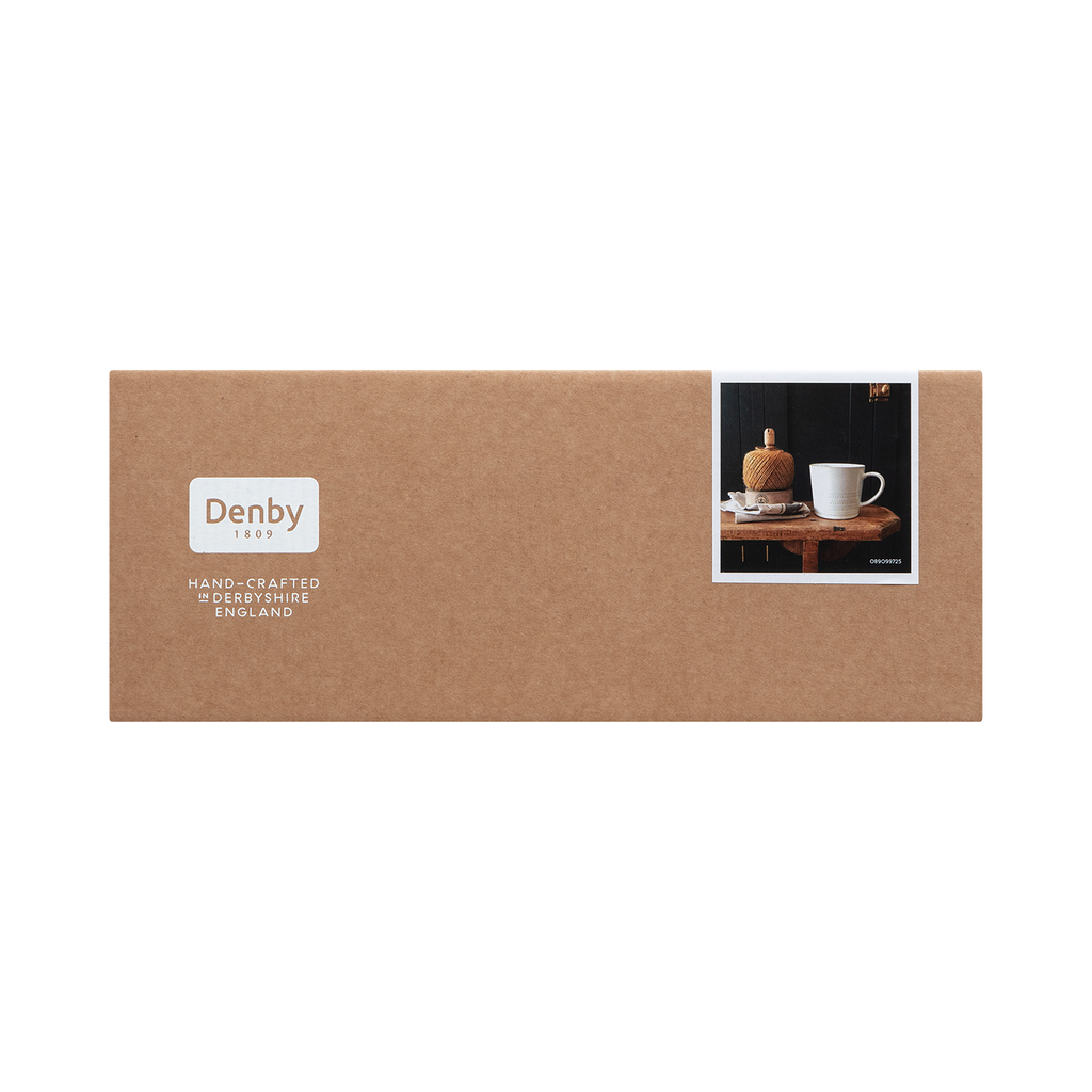 Natural Canvas 2 Textured Mugs Set