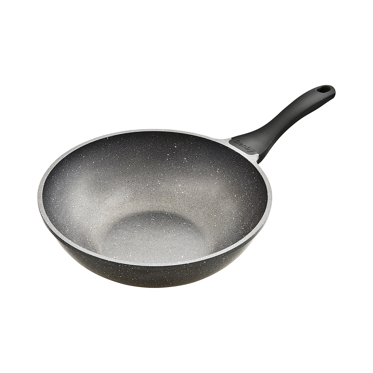 Granite Effect Cast Aluminium 28cm Wok