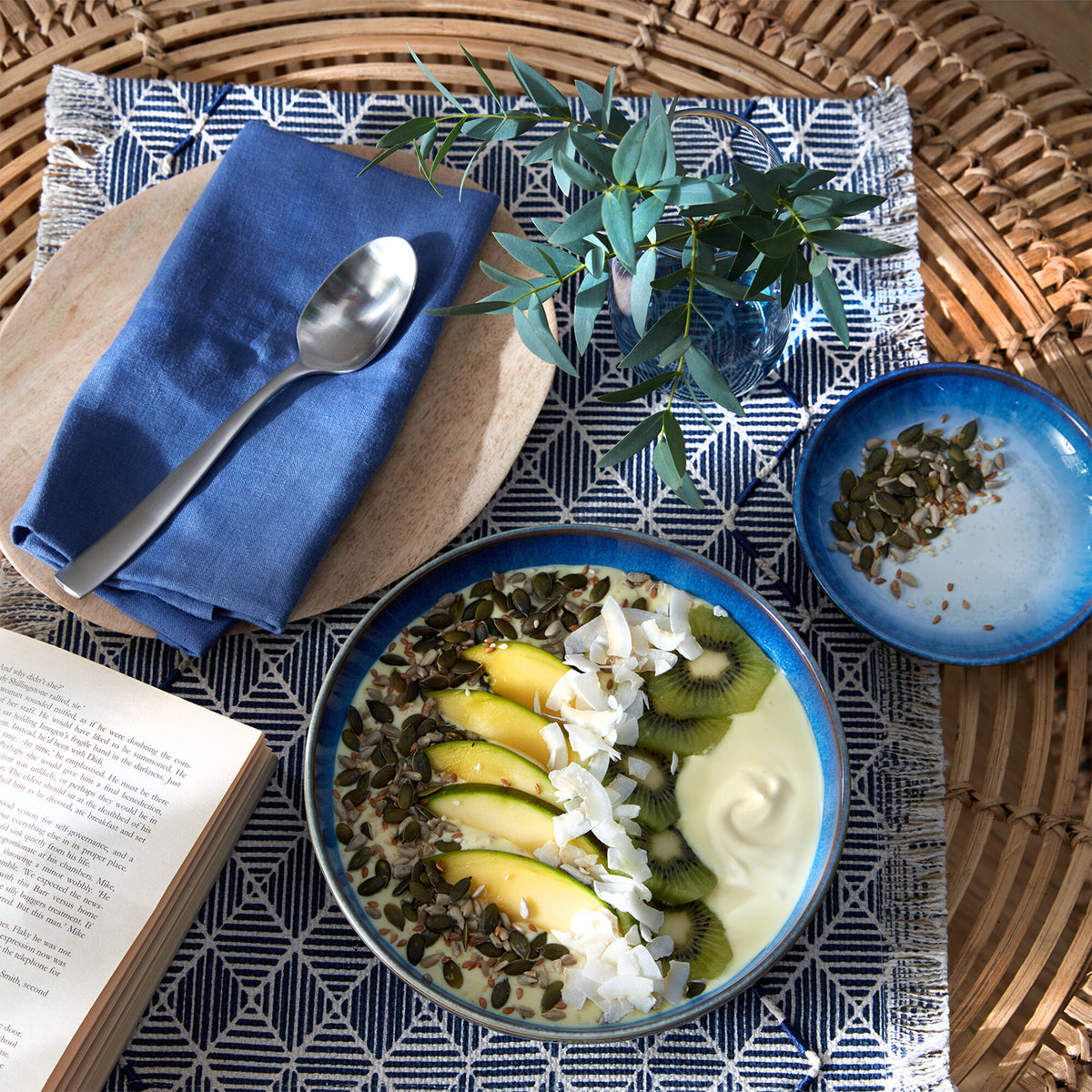 Blue Haze 12 Piece Dinner Set