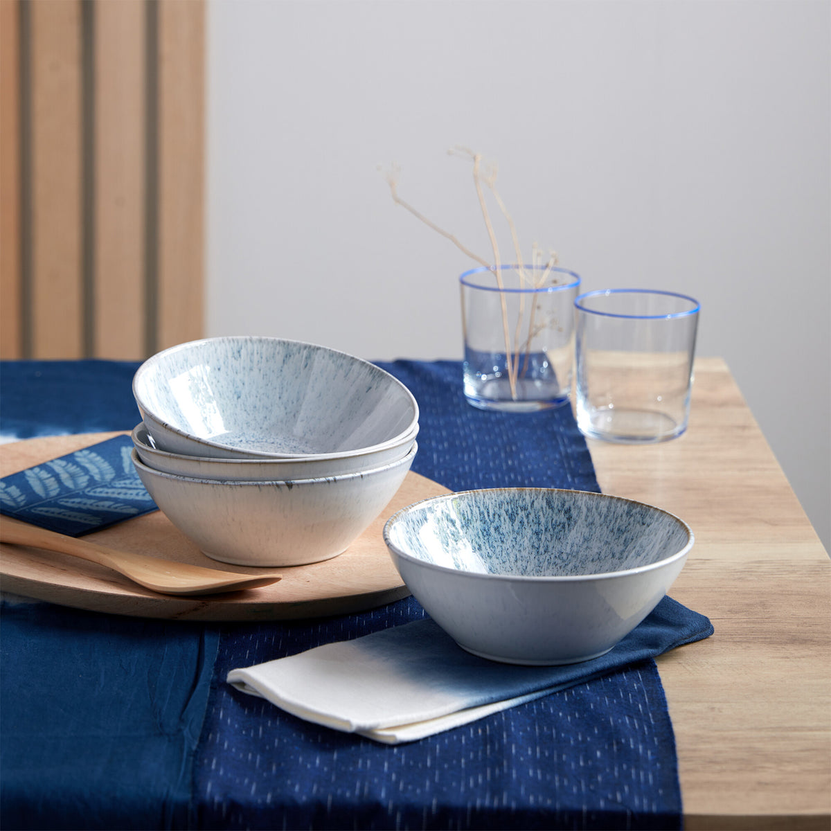 Kiln Blue 12 Piece Dinner Set