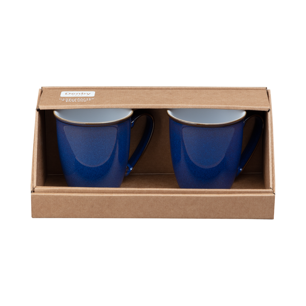 Imperial Blue Mugs - Set Of 2