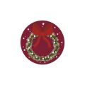 Denby Joy Wreath Round Set Of 6 Coasters