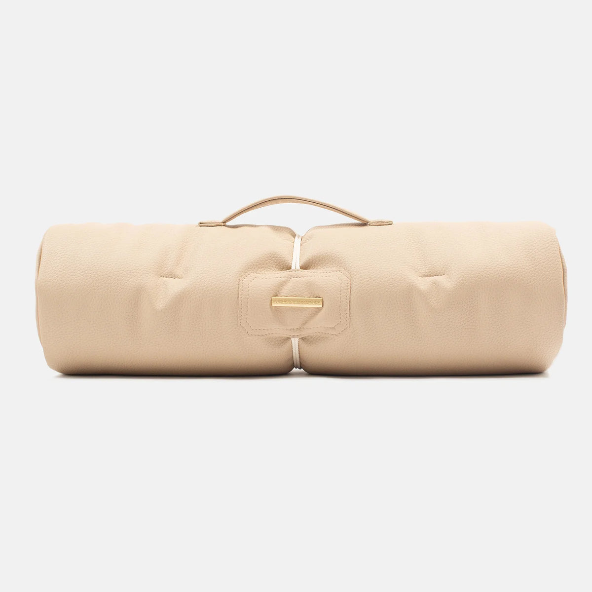 Travel Mat in Sand Rhino Faux Leather