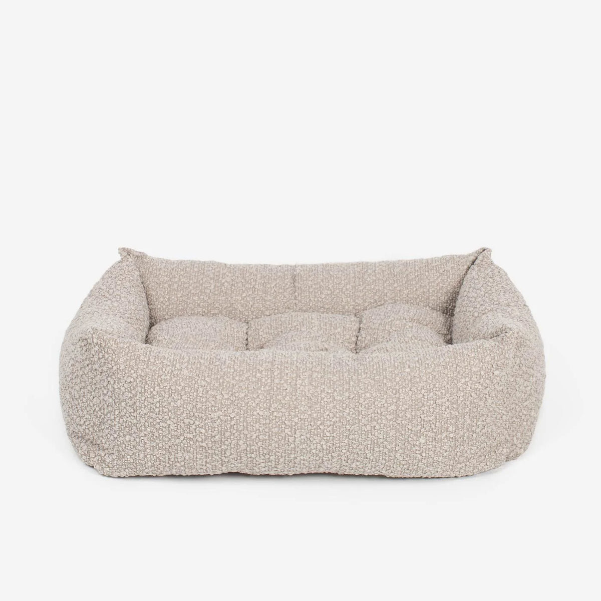 Cozy & Calming Puppy Cage Bed In Mink Boucl