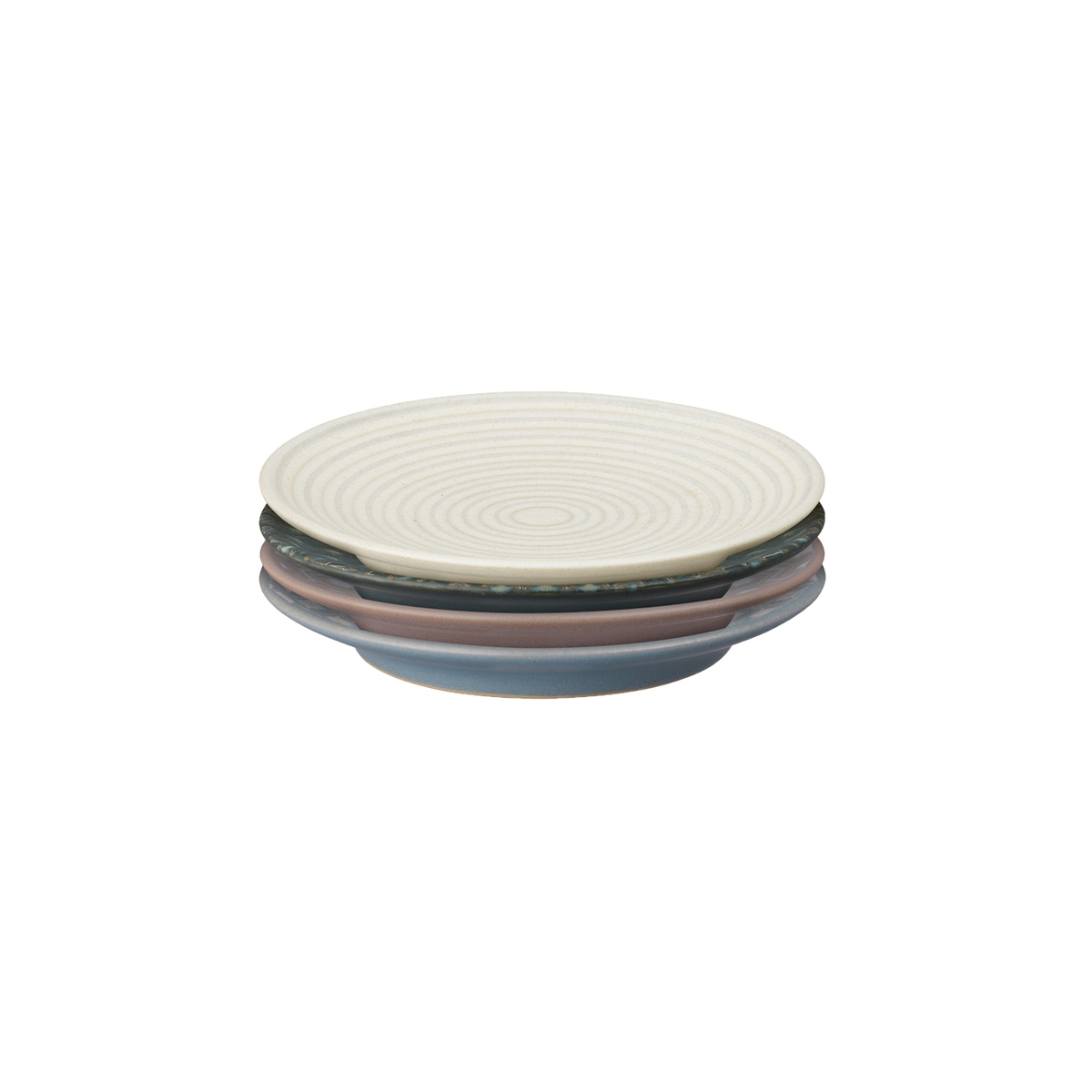Impression Mixed Set Of 4 Accent Small Plates (D2c)