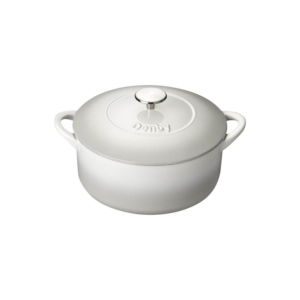 Denby Natural Canvas Cast Iron 24Cm Round Casserole