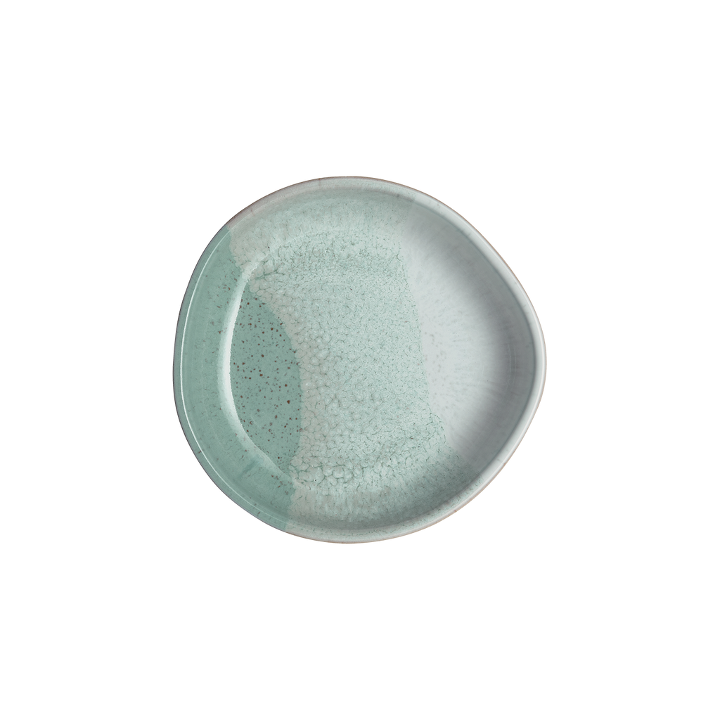 Kiln Accent Green Small Organic Dish