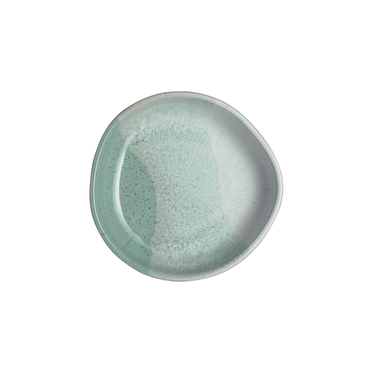Kiln Accent Green Small Organic Dish