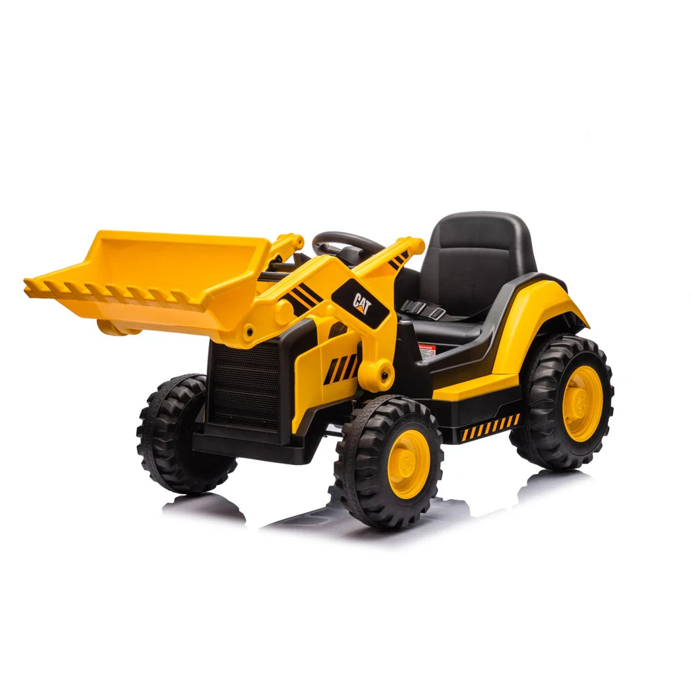 Licensed 12V CAT Loader Kids Ride on Construction Truck With Remote Control