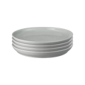 Elements Light Grey Coupe Dinner Plates - Set Of 4