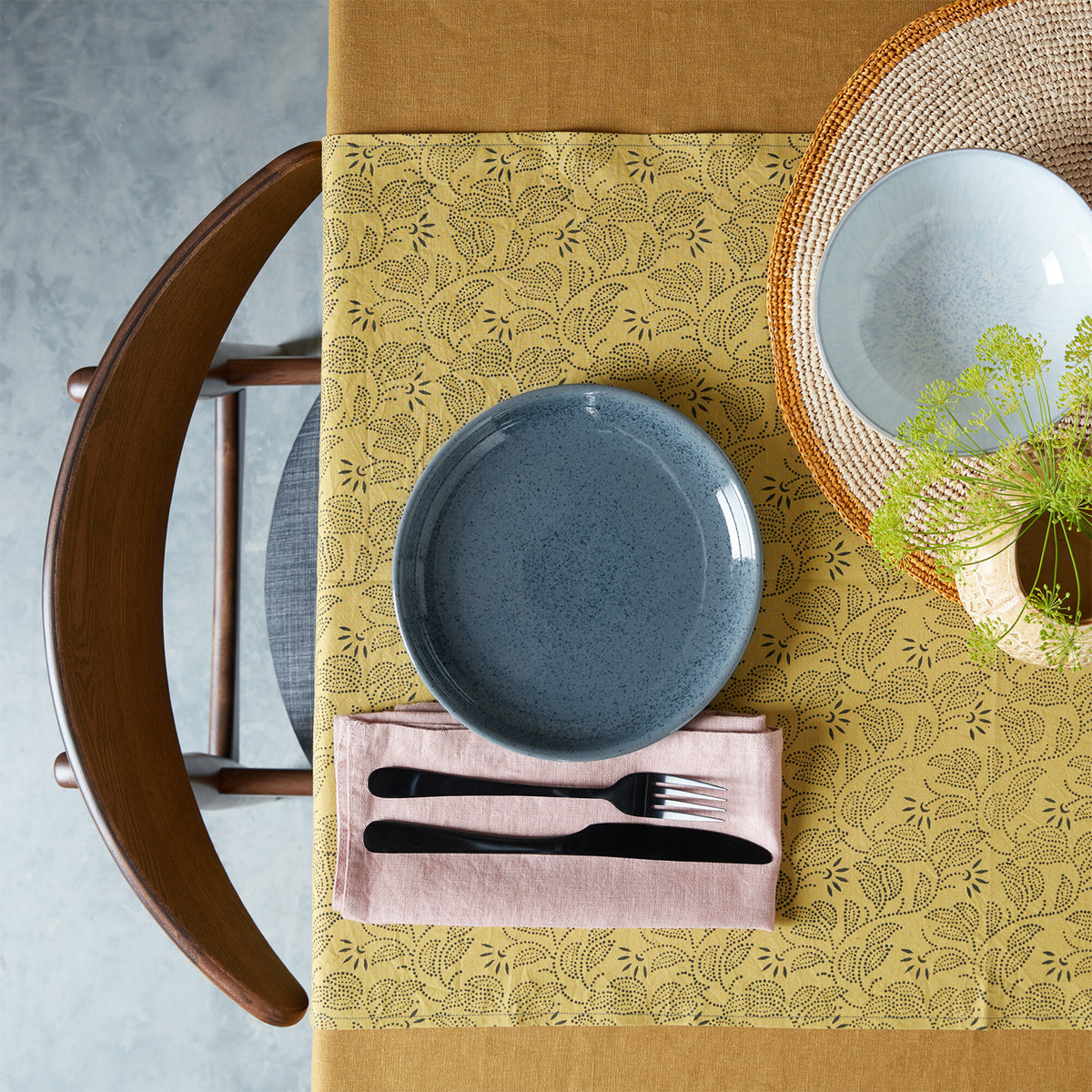Dark Grey Speckle 12 Piece Dinner Set