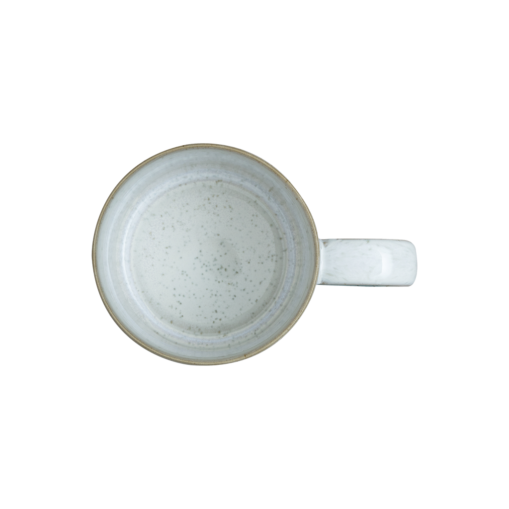 Kiln Green Small Ridged Mug