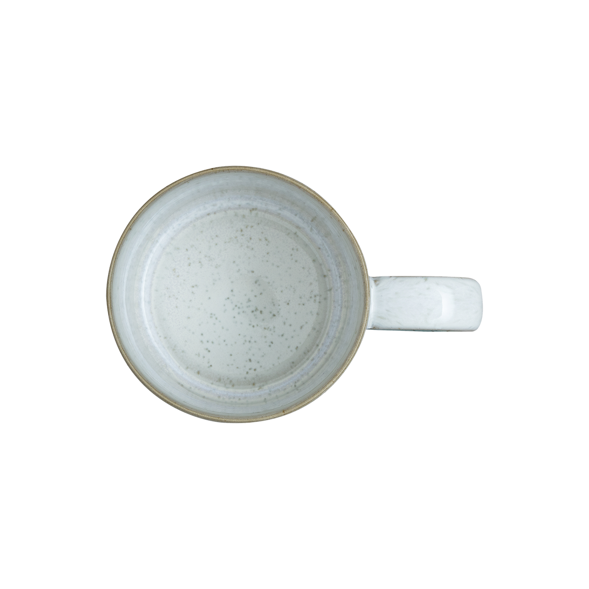Kiln Green Small Ridged Mug