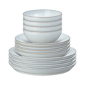 White Speckle 12 Piece Dinner Set