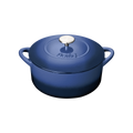 Cobalt 26cm Round Cast Iron Casserole