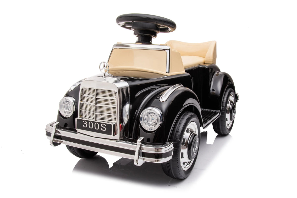 Licensed Vintage 6V Mercedes Benz 300S 1 Seater Mini Kids Ride On Car