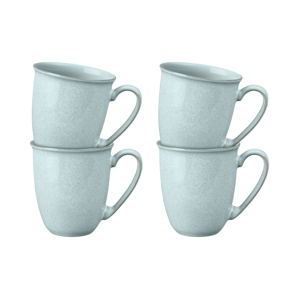 Elements Jade Light Green Coffee Beaker/Mugs - Set Of 4