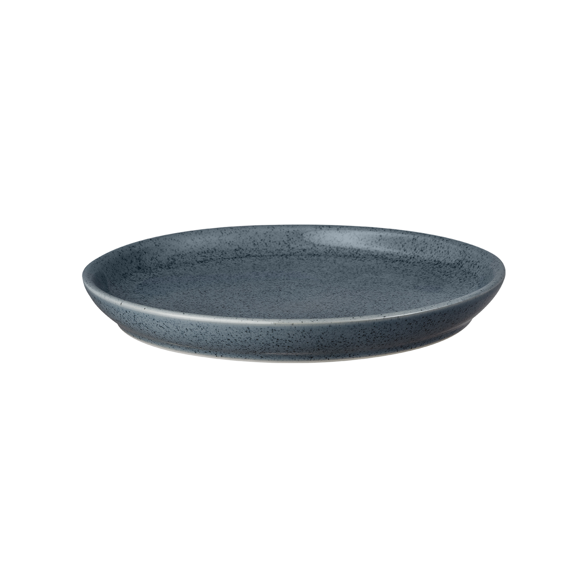 Dark Grey Speckle Coupe Dinner Plate