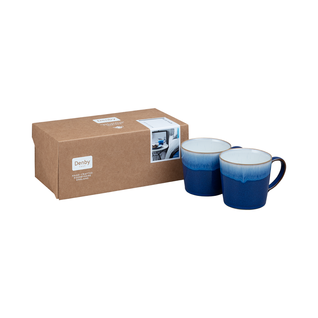Blue Haze Large Mug - Set of 2