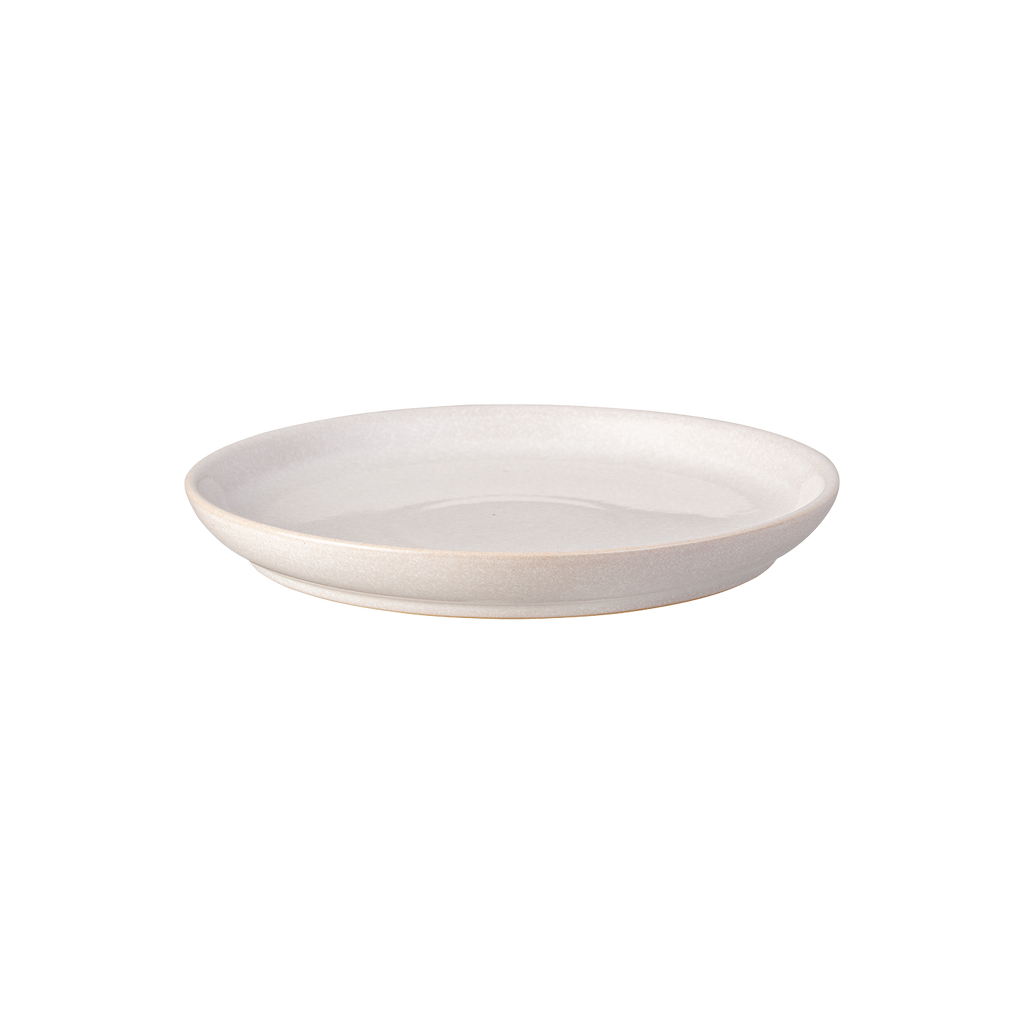 Quartz Rose White Coupe Medium Plate Seconds