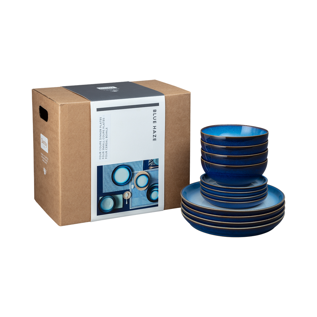 Blue Haze 12 Piece Dinner Set