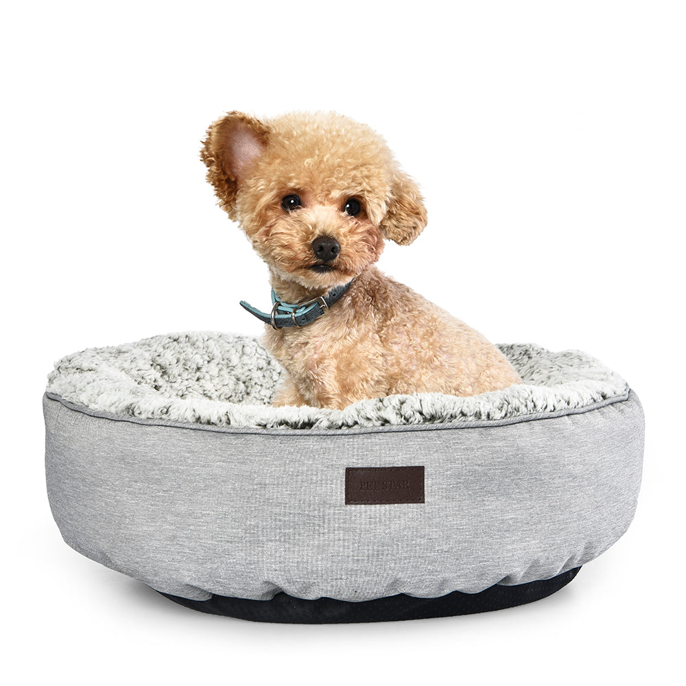 Waterproof Outdoor Dog Bed Oxford Fabric Round Pet Bed