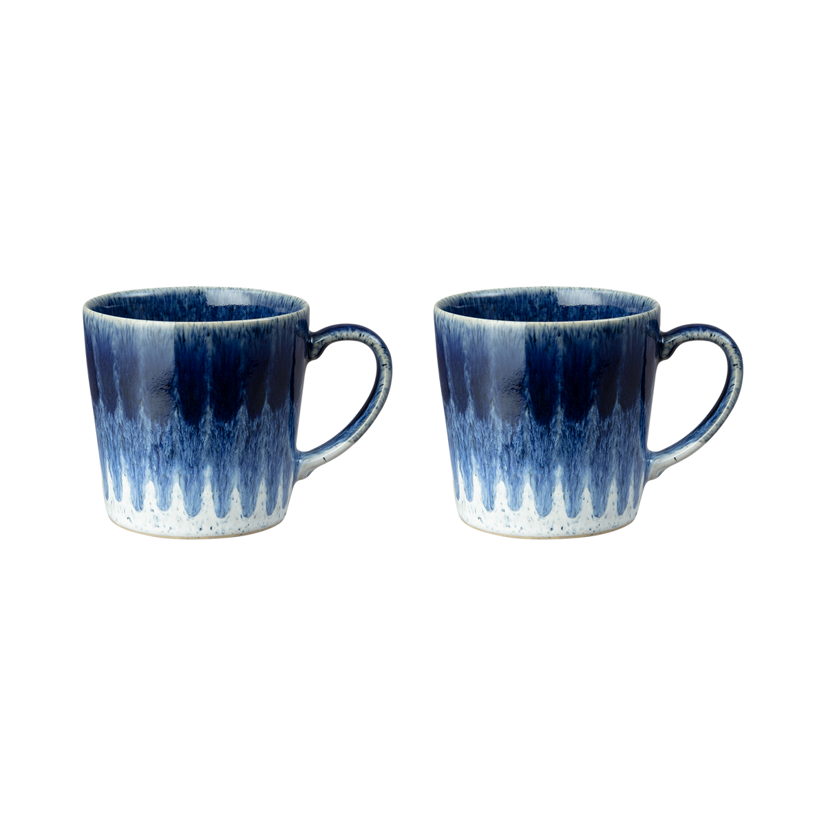Studio Blue Accent Mugs - Set Of 2