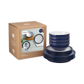 Elements Dark Blue 12 Piece Dinner Set