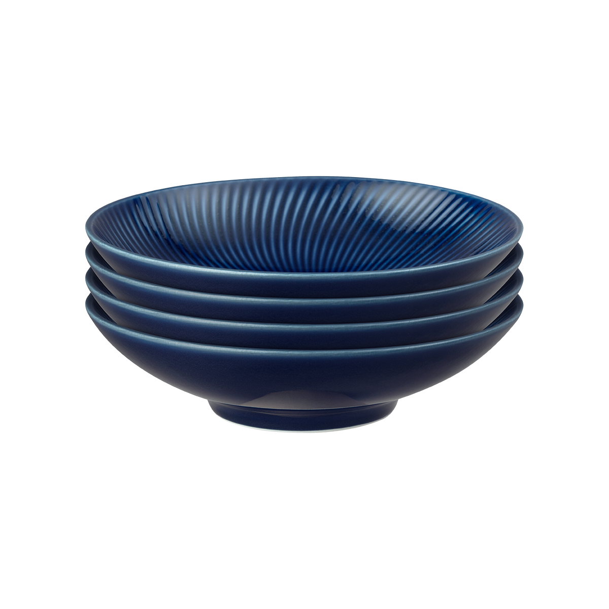 Arc Blue Pasta Bowls - Set Of 4