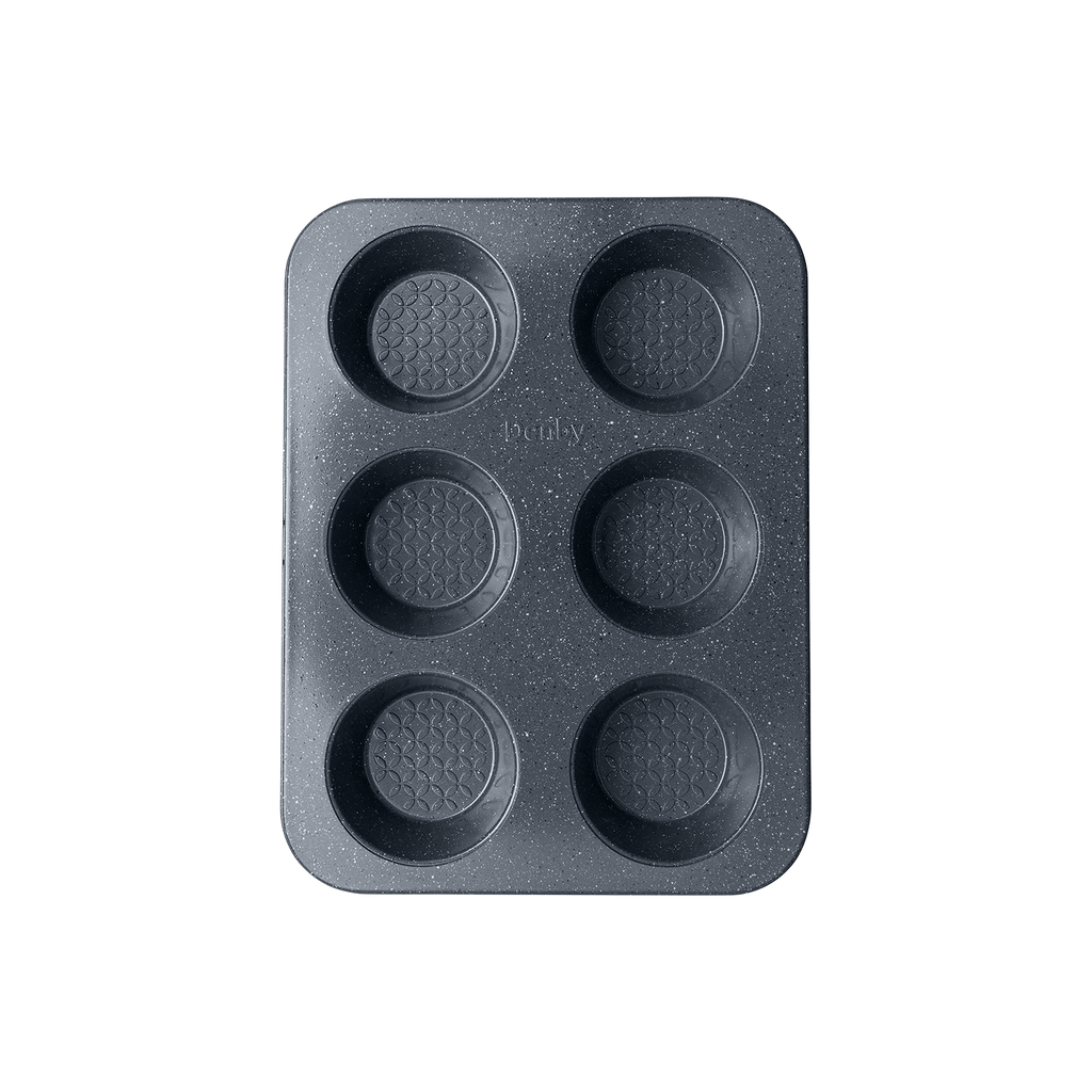 Denby Quantanium Finish 6 Cup Muffin Tin