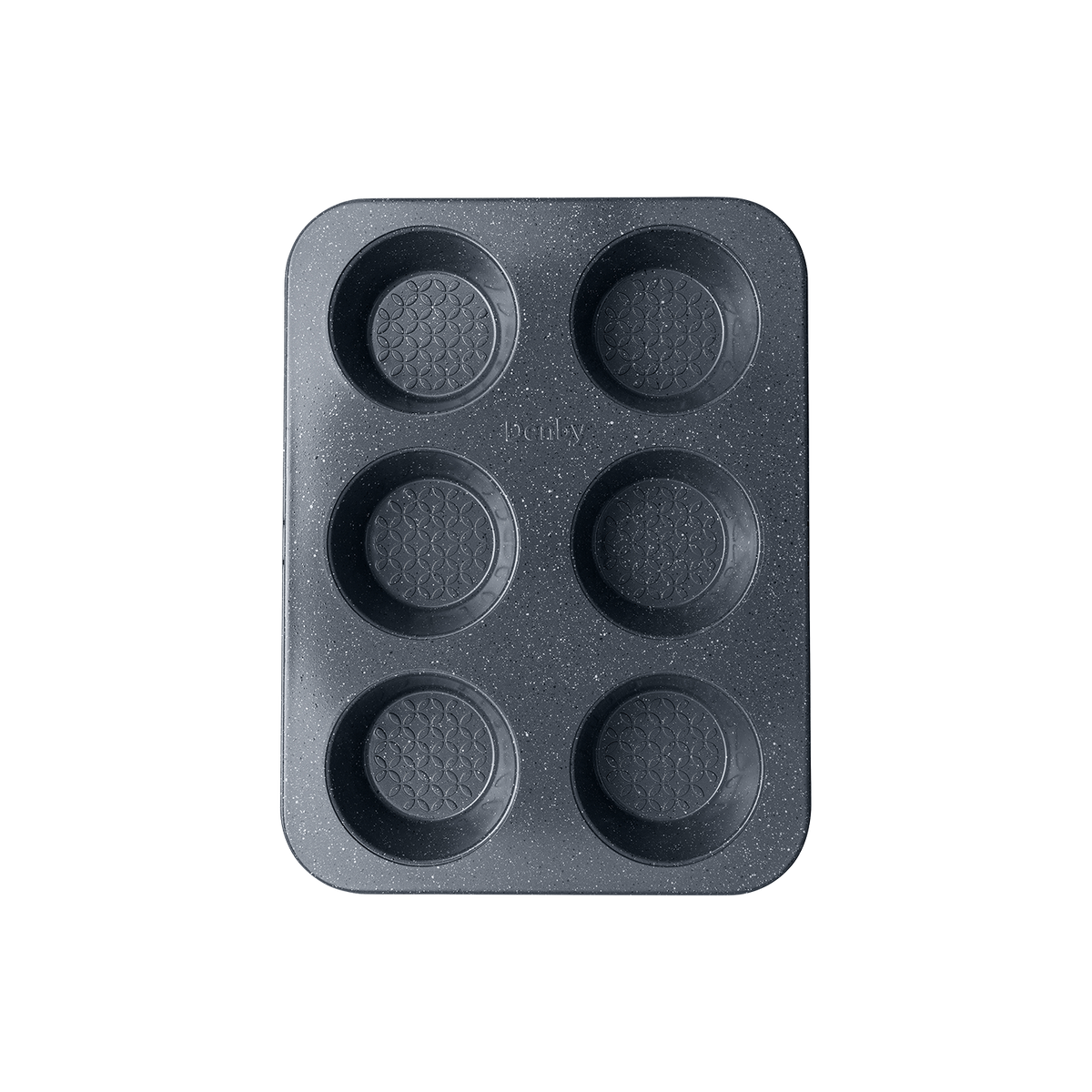 Denby Quantanium Finish 6 Cup Muffin Tin